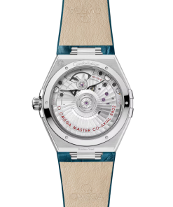 Alternative view of Omega Constellation 34mm Blue Dial with Diamonds Stainless Steel Strap 131.13.34.20.53.001