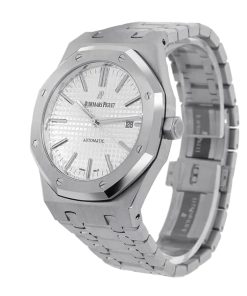 Alternative view of Audemars Piguet Royal Oak 41mm Rhodium-Toned Dial Titanium Bracelet Men's Watch
