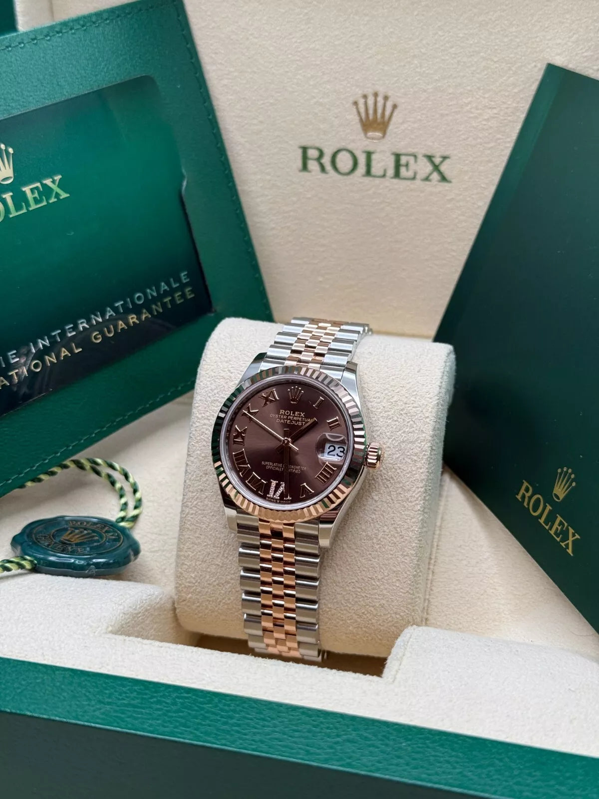 Rolex Datejust m278271-0003/0004 Chocolate 31mm Dial Oyster Bracelet Watch - Image 11