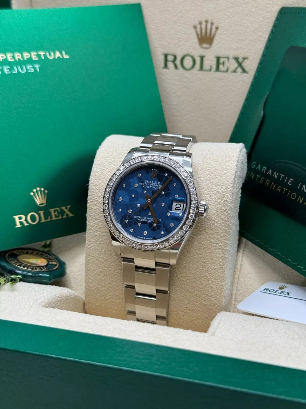 Rolex Datejust m278384RBR-0039/0040 Azzurro Blue 31mm Dial Oyster Watch - Image 5
