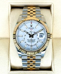 Alternative view of Rolex  Sky-Dweller 42mm 336933-0006 Two-Tone Yellow Gold White Dial Oyster