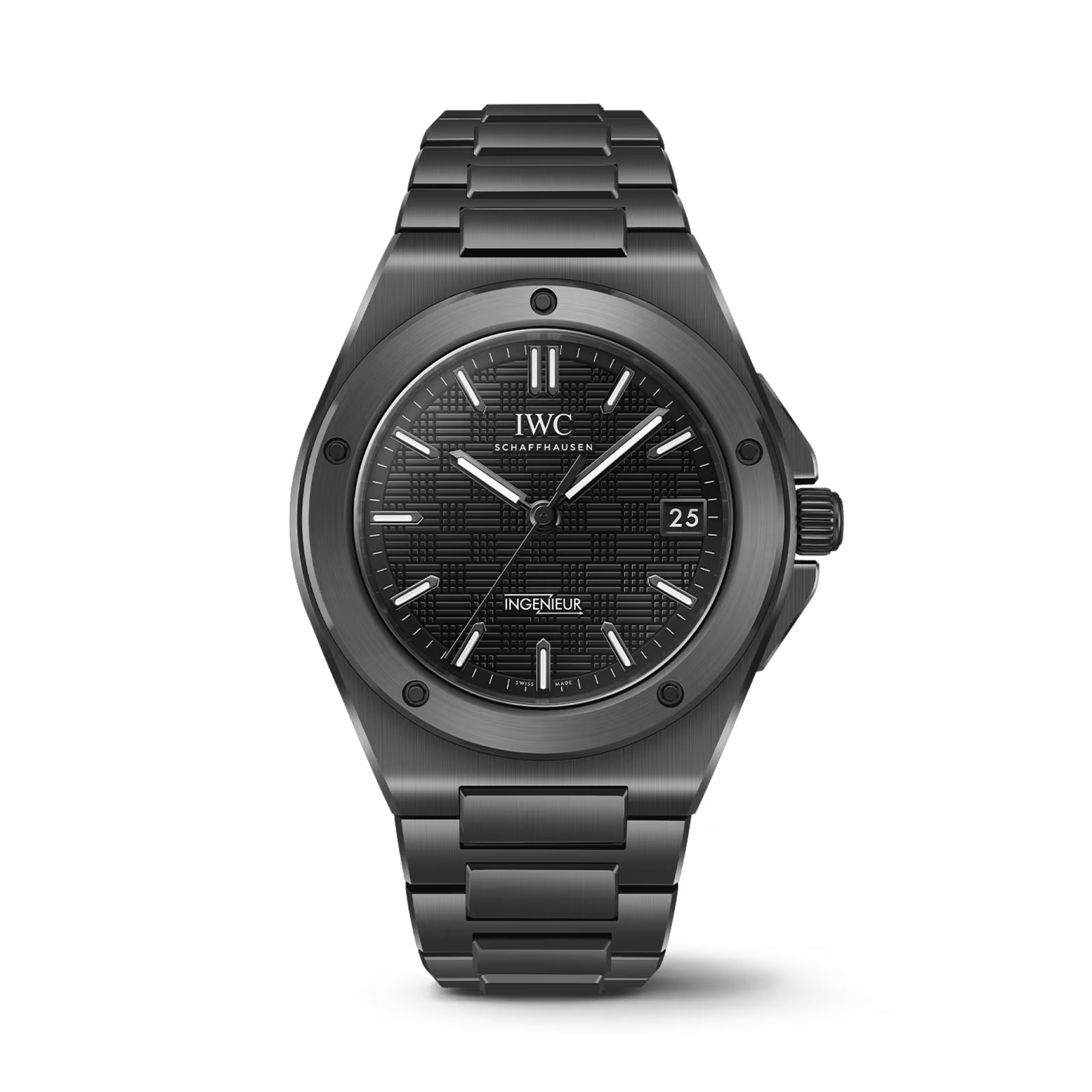 IWC Ingenieur Automatic 42mm Mens Watch Black IW338903