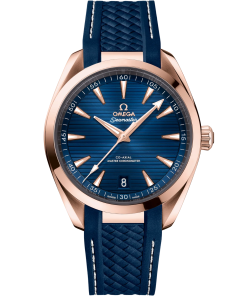 Omega Seamaster Aqua Terra 150M 41mm Blue Dial Stainless Steel and Sedna�?18k Rose Gold Strap 220.52.41.21.03.001