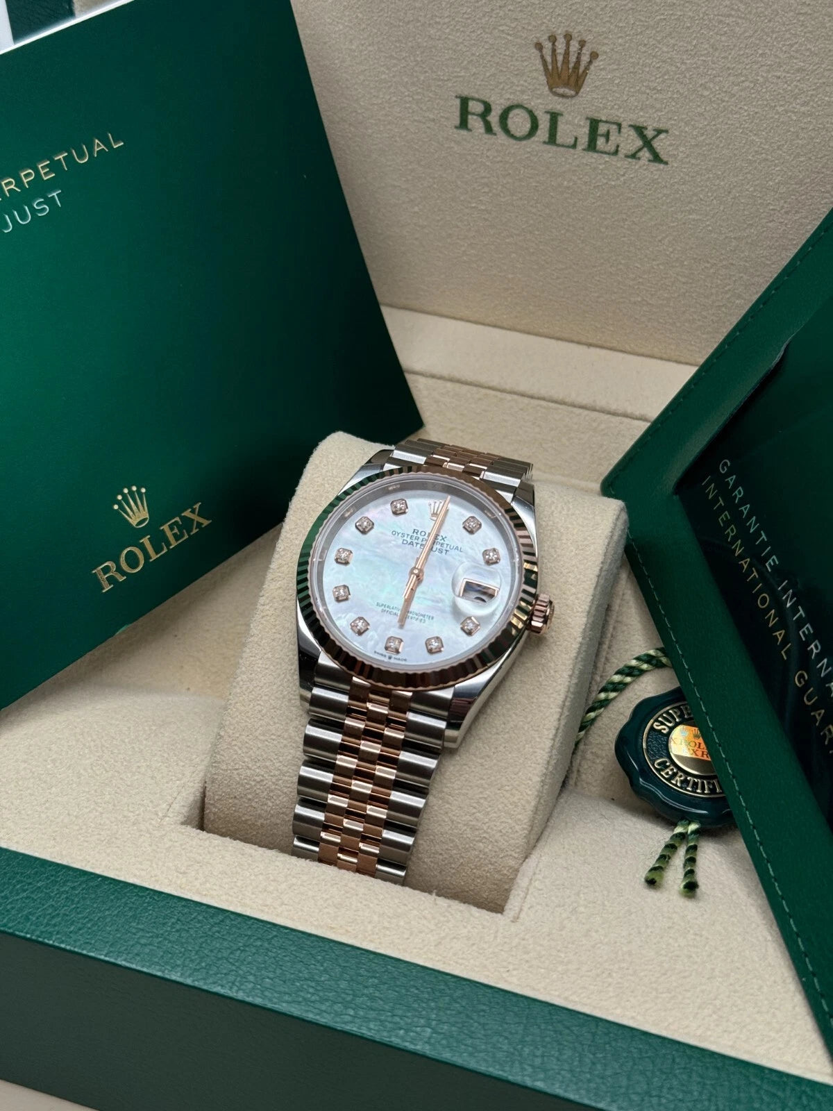 Rolex Datejust 36mm 126231 Mother-of-Pearl Dial Jubilee Bracelet - Image 5