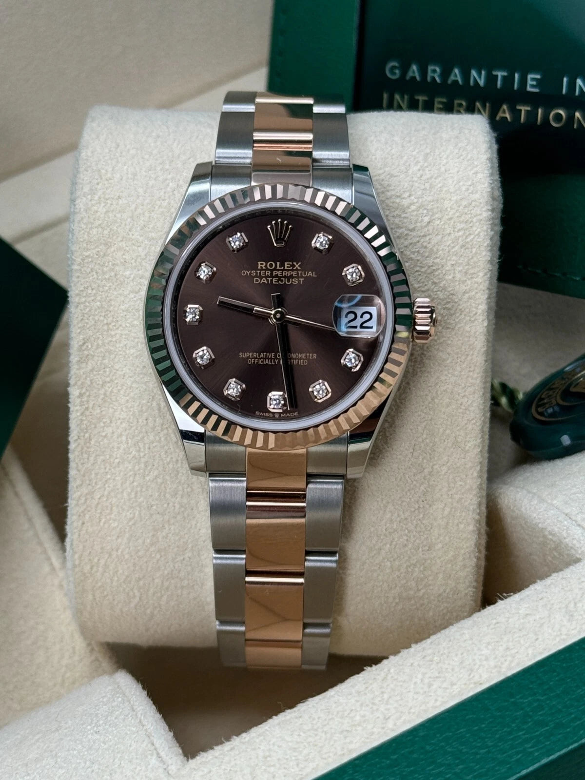 Rolex Datejust m278271-0027/0028 Chocolate 31mm Dial Oyster Bracelet Watch - Image 5