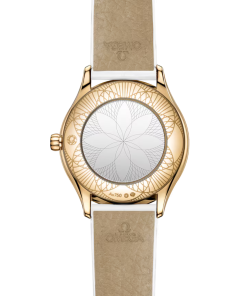 Alternative view of Omega De Ville Mini Trésor 26mm White Dial with Diamonds Moonshine�?18k Rose Gold Strap 428.58.26.60.04.001