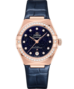 Omega Constellation Ladies' Selection 29mm Sedna�?gold on leather strap 131.58.29.20.53.003