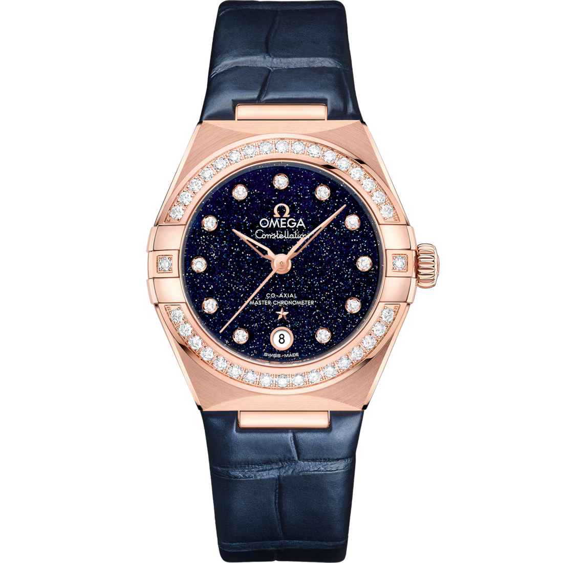 Omega Constellation Ladies' Selection 29mm Sedna�?gold on leather strap 131.58.29.20.53.003