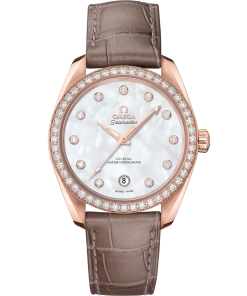 Omega Seamaster Aqua Terra 150M 38 mm White Dial Sedna�?8k Rose Gold Strap 220.58.38.20.55.001