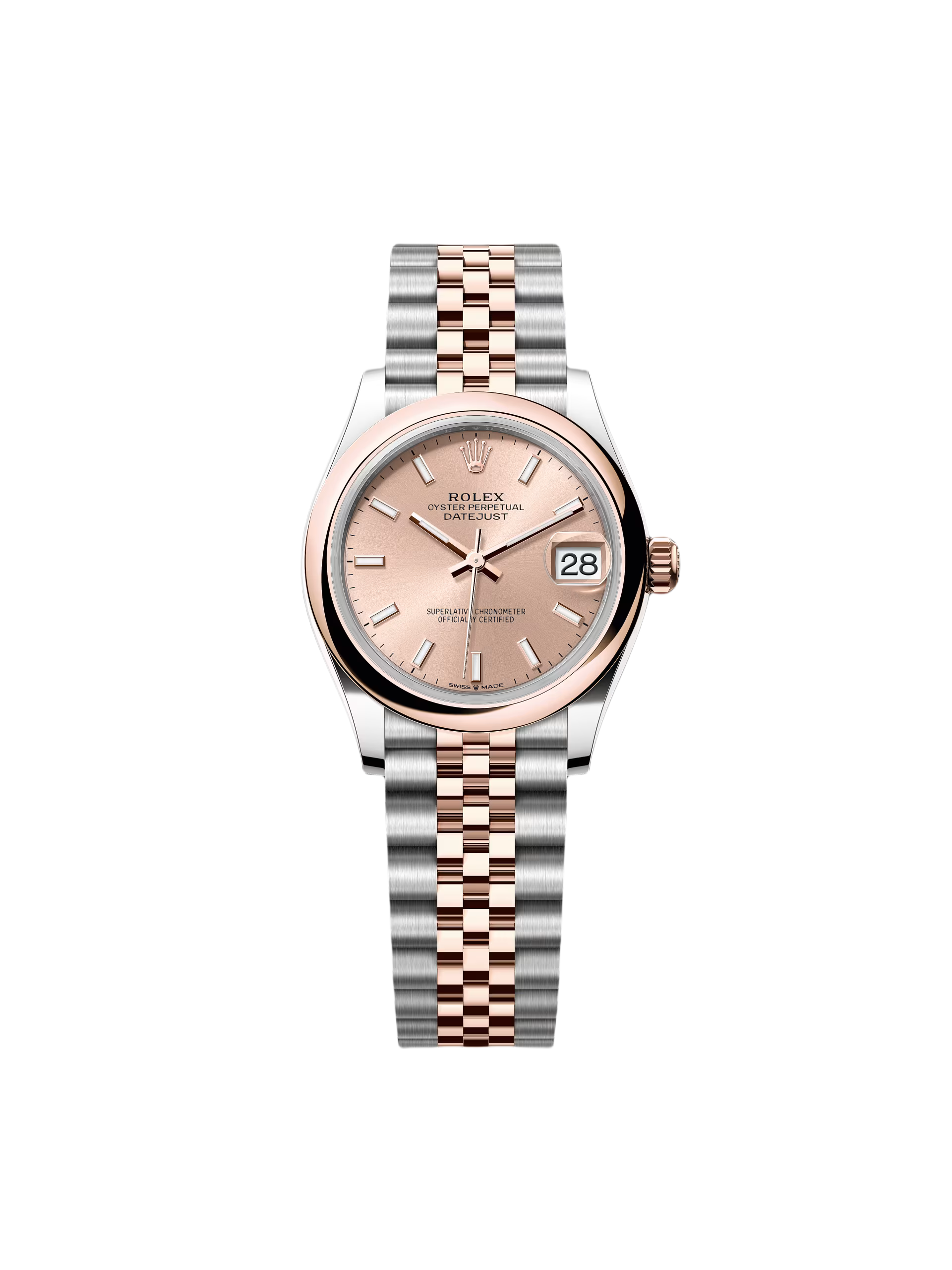 Rolex Datejust m278241-0009/0010 Rose 31mm Dial Oyster Bracelet Watch - Image 2