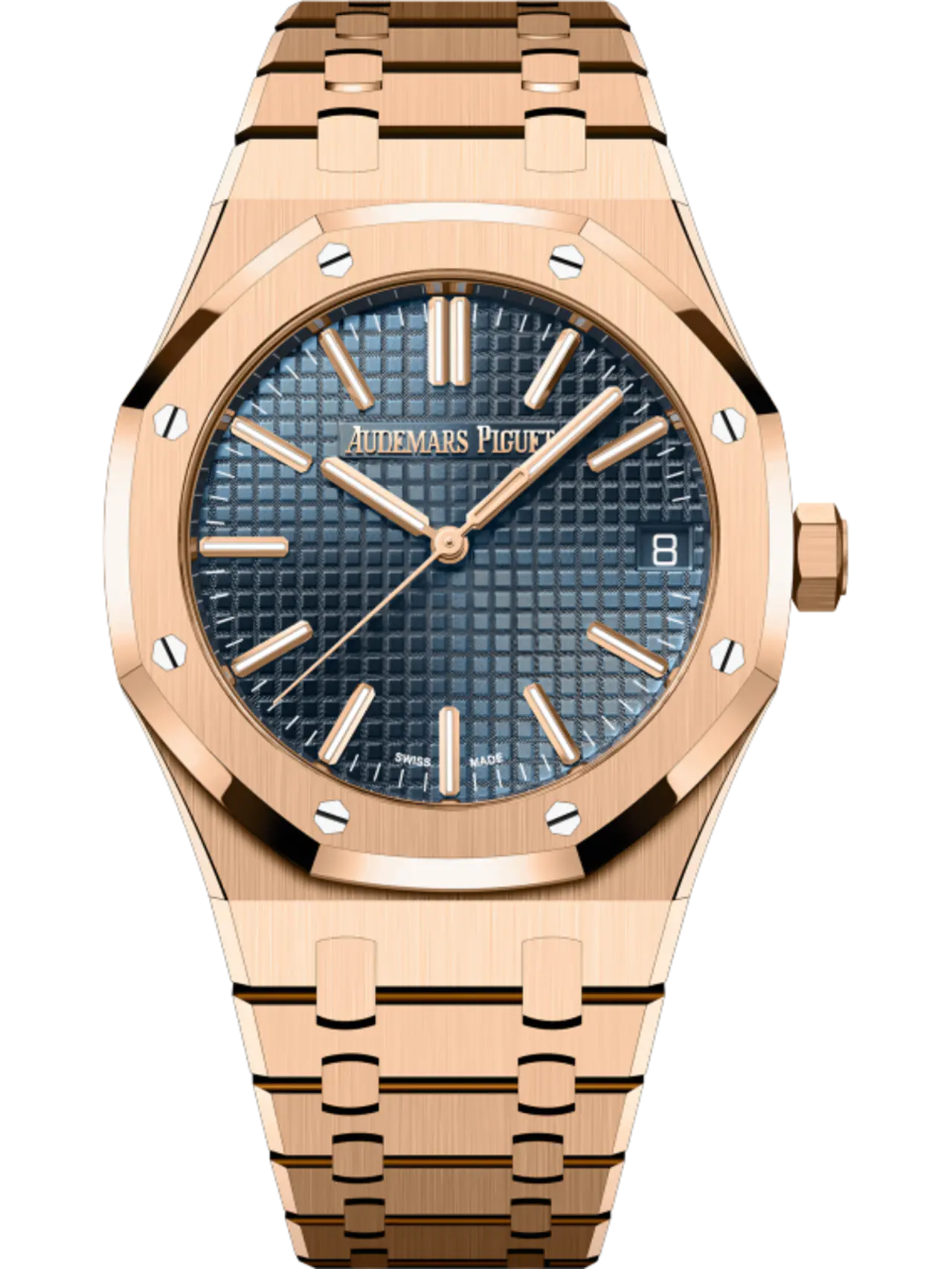 Audemars Piguet ROYAL OAK Pink Gold “Night Blue Cloud 50�?Dial 41mm 15510OR.OO.1320OR.03