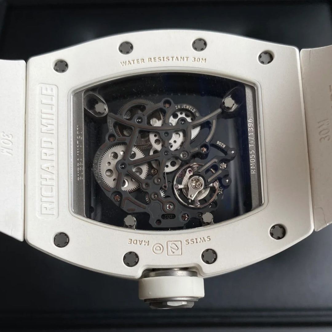 RM055 White Ceramic Dial - Image 5
