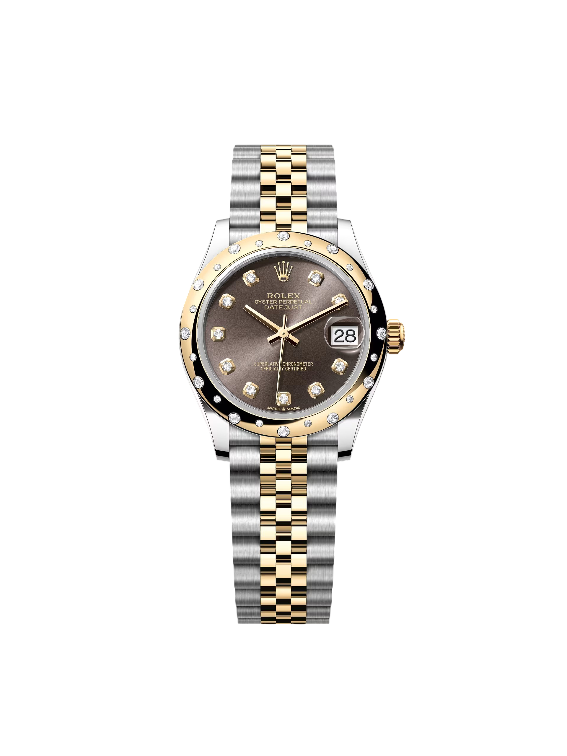 Rolex Datejust 31mm 278343RBR Dark Grey Dial Yellow Rolesor Oyster Watch - Image 2