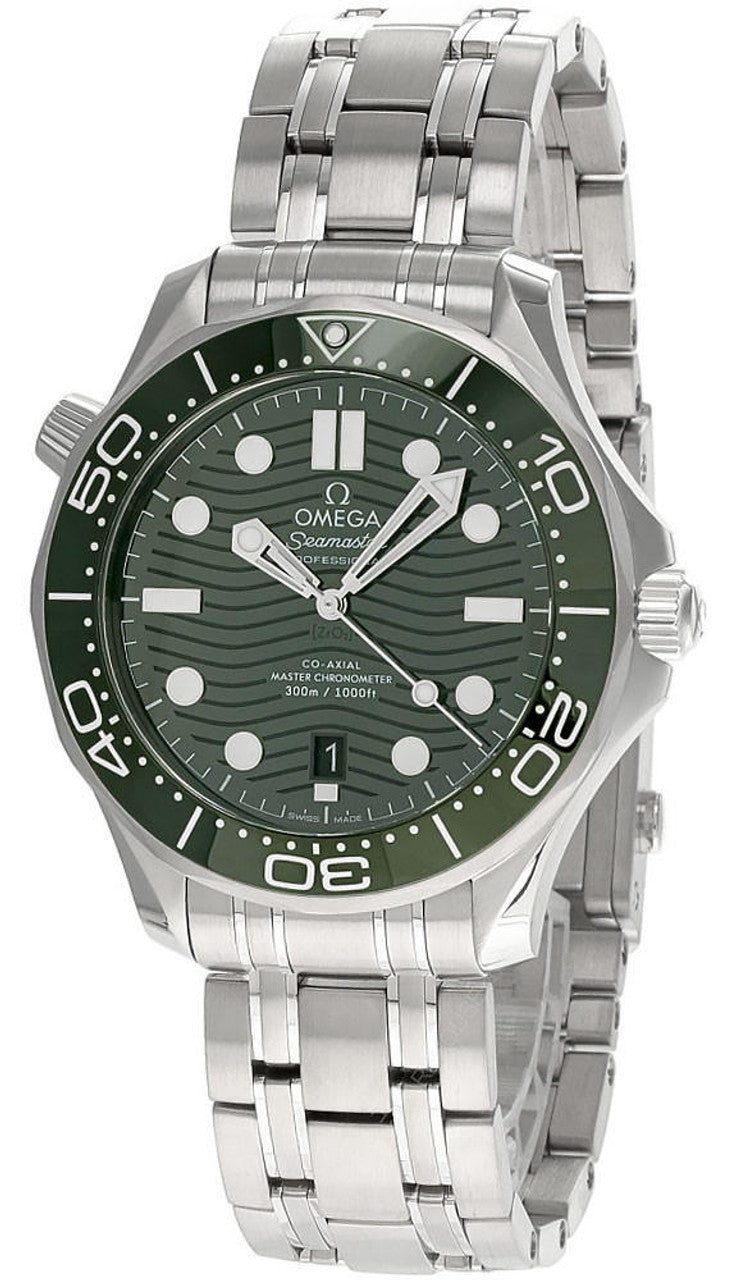 Omega Seamaster Diver 300M 42mm Green Dial Stainless Steel Bracelet 210.30.42.20.10.001 - Image 5