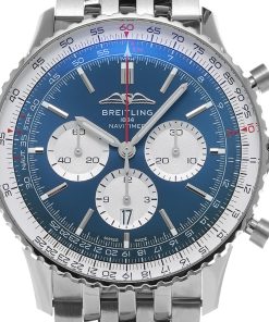 Alternative view of Breitling AB0137211C1A1 Navitimer B01 Blue Dial - Νew