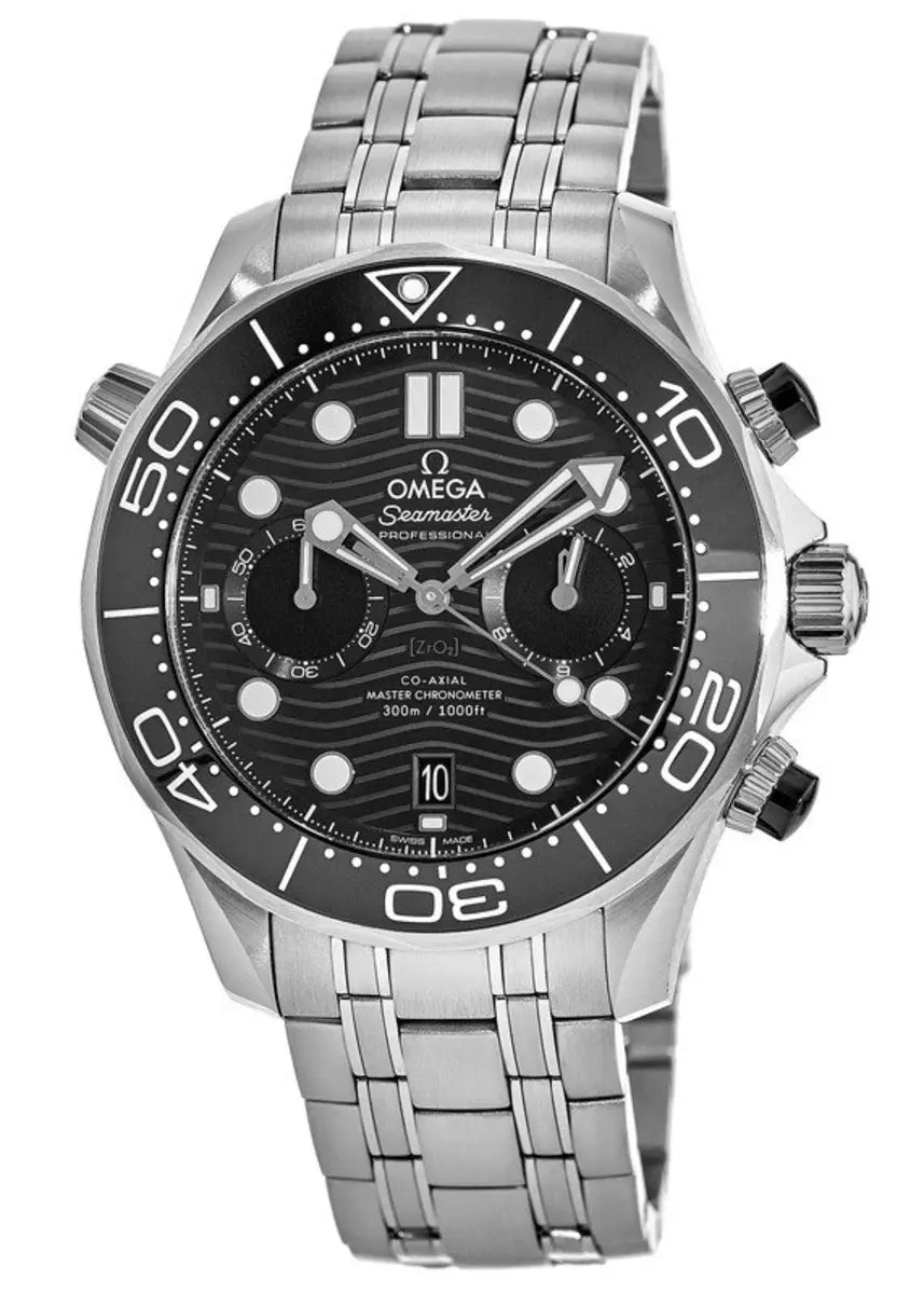 Omega Seamaster Diver 300M 44mm Black Dial Stainless Steel Bracelet 210.30.44.51.01.001 - Image 7