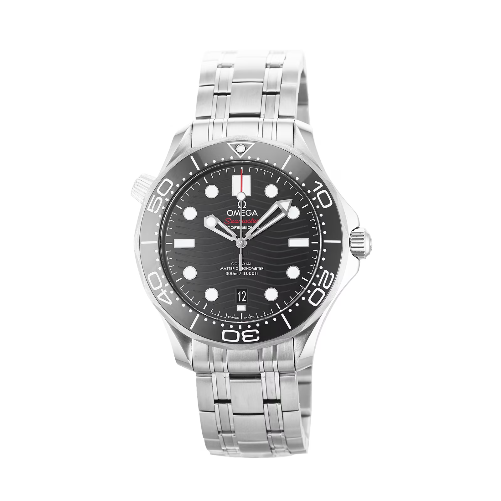 Omega Seamaster Diver 300M 42mm Black Dial Stainless Steel Bracelet 210.30.42.20.01.001 - Image 7