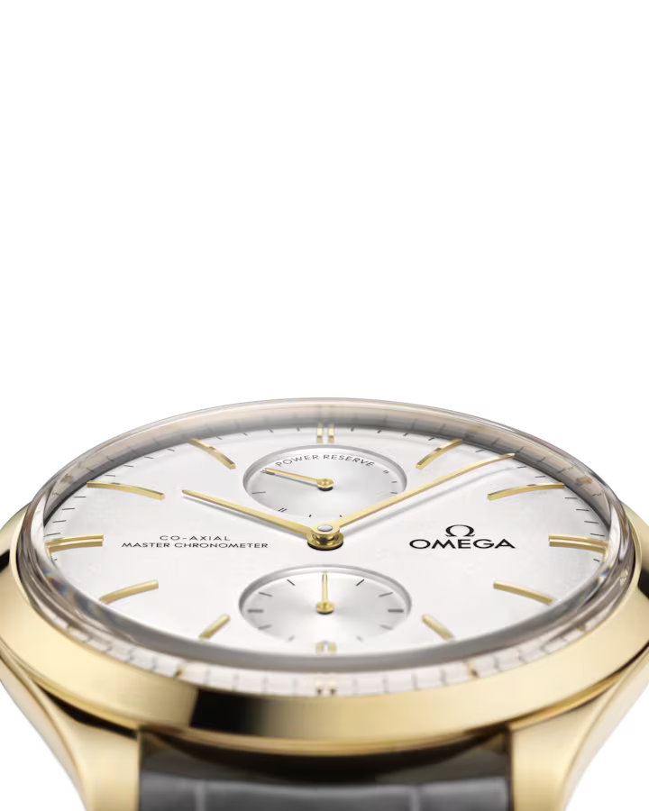 Omega De Ville Trésor 40mm Silver Dial 18k Yellow Gold Strap 435.53.40.22.02.001 - Image 4