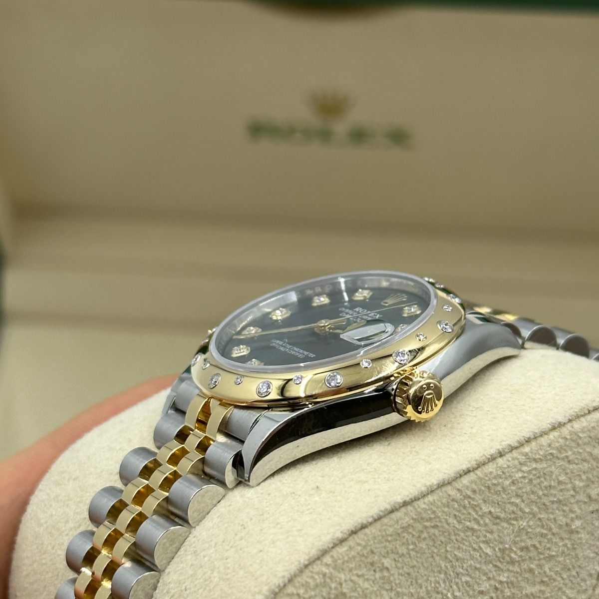 Rolex Datejust 31mm 278343RBR Olive Green Dial Yellow Rolesor Oyster Watch - Image 8