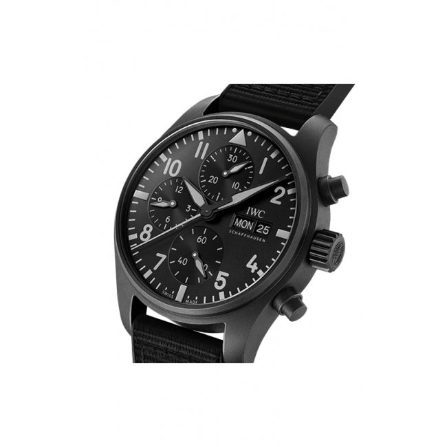 IWC Pilot Performance Chronograph 41mm Mercedes AMG Petronas Formula OneTM Team Mens Watch Black Rubber IW388306 - Image 3