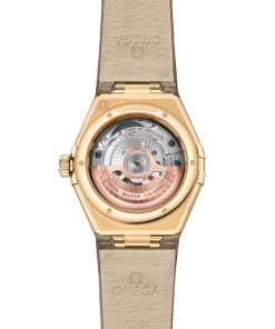 Alternative view of Omega Constellation Ladies' Selection 29mm yellow gold on leather strap 131.58.29.20.52.001