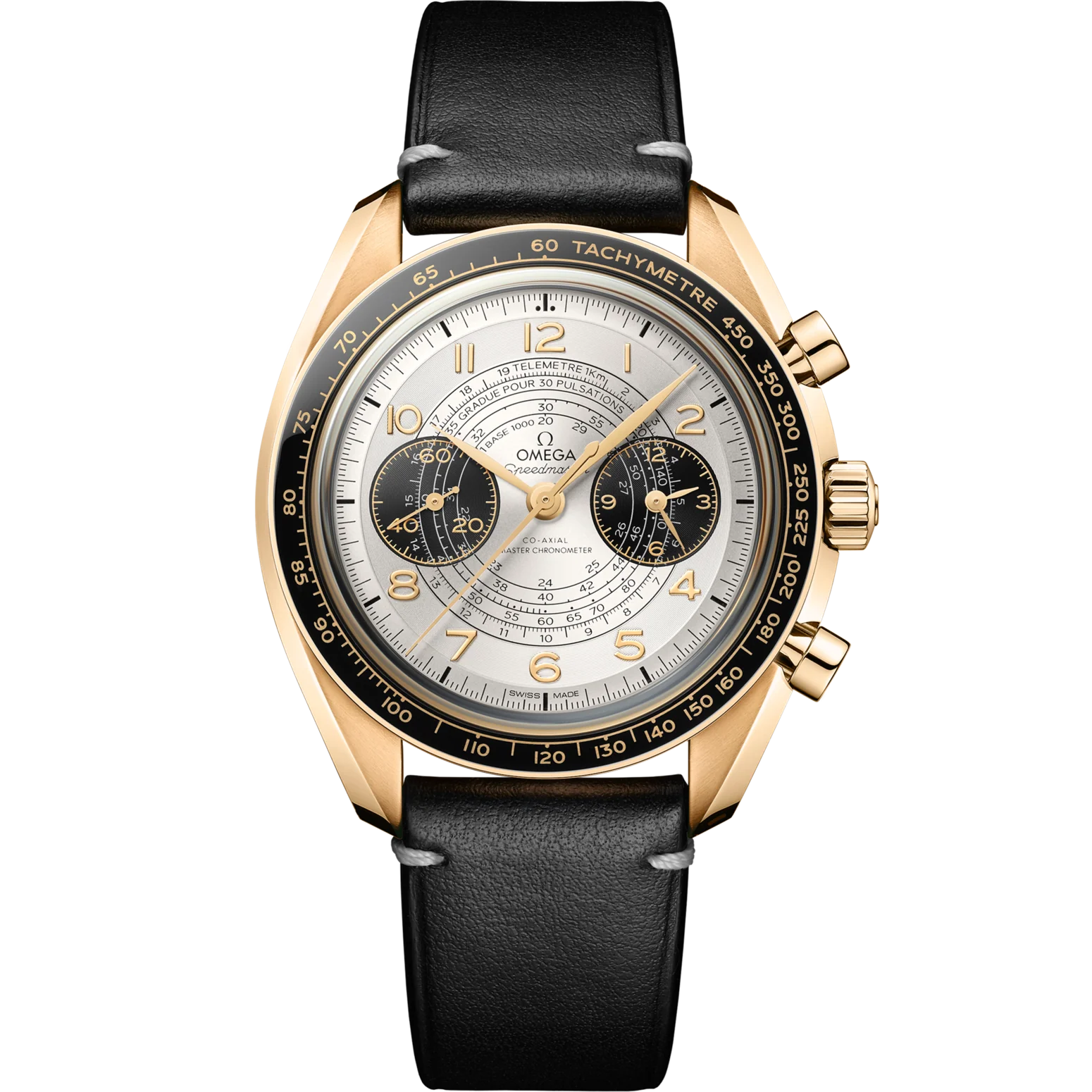 Omega Speedmaster Chronoscope Silver Dial 43mm Moonshine�?18k Rose Gold Strap 522.62.43.51.02.001