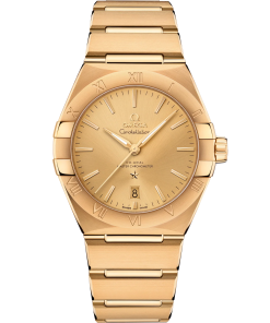 Omega Constellation Gents' Selection 39mm Yellow Dial 18k Yellow Gold Bracelet 131.50.39.20.08.001