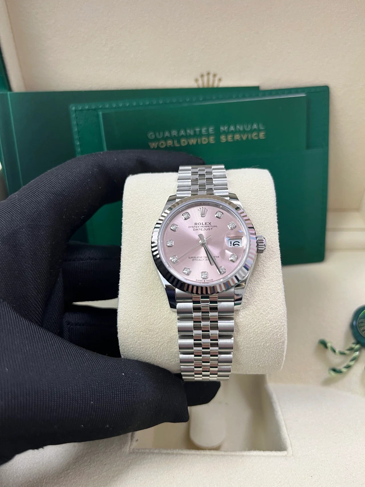Rolex Datejust m278274-0031/0032 Pink 31mm Dial Oyster Watch - Image 4