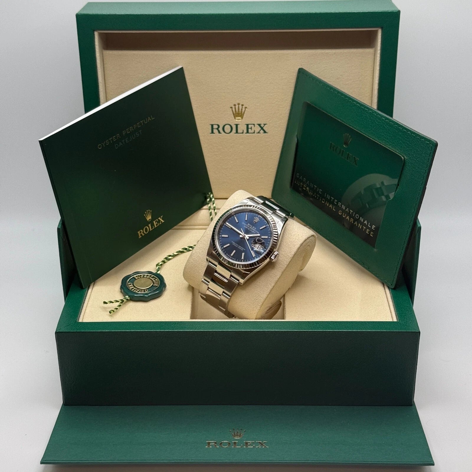 Rolex Datejust 36mm 126234 Blue Index Dial 36mm Oyster Stainless Steel - Image 7