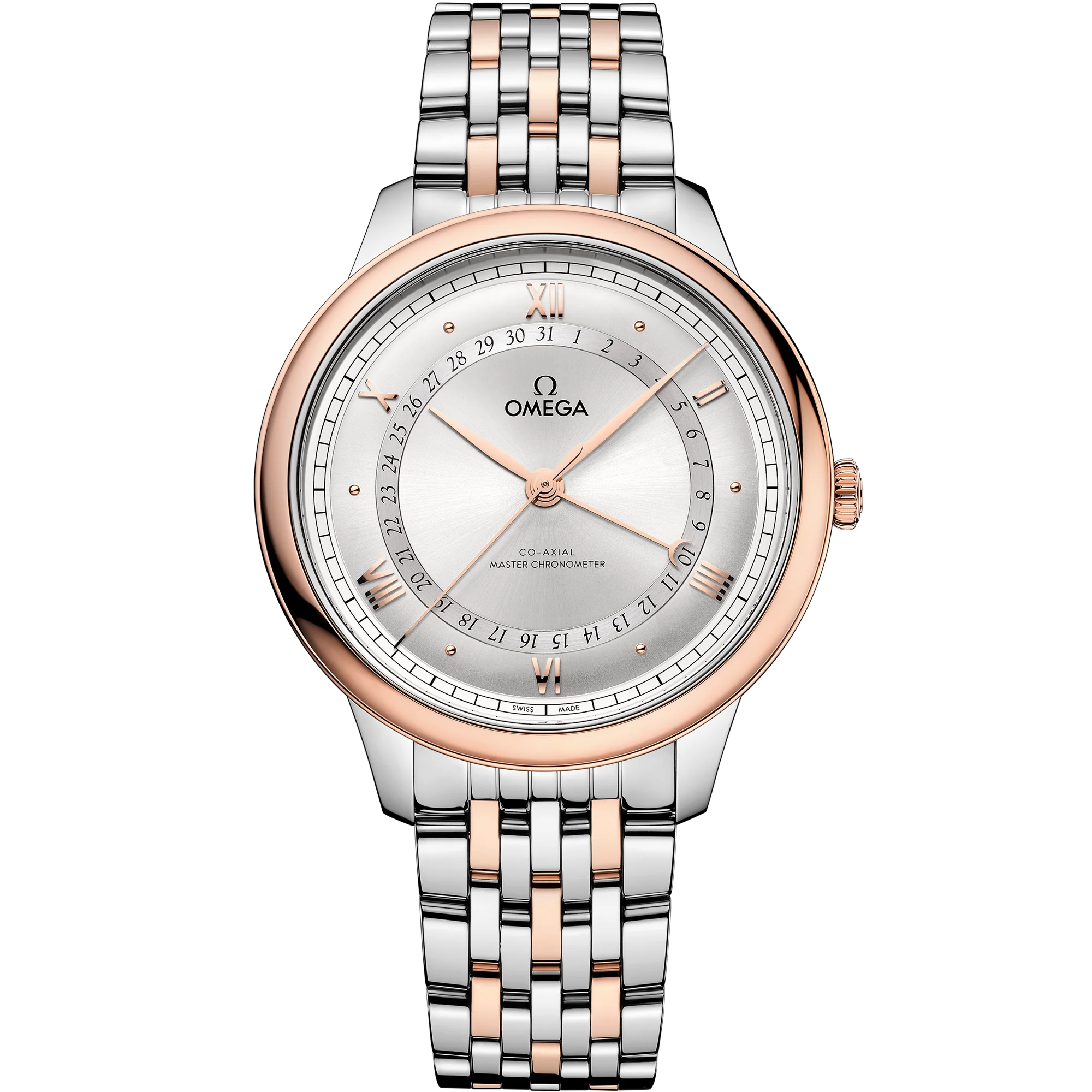 Omega De Ville Prestige, Stainless Steel and 18k Sedna�?Gold, 42mm 434.20.42.22.02.001