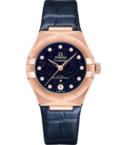 Omega Constellation Ladies' Selection 29mm Sedna�?gold on leather strap 131.53.29.20.53.003