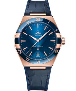 Omega Constellation Gents' Selection 41mm Blue Dial Sedna�?18k Rose Gold Strap 131.63.41.21.03.001
