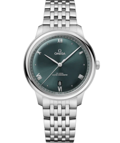 Omega De Ville Prestige 40 mm Green Dial Stainless Steel Bracelet 434.10.40.20.10.001