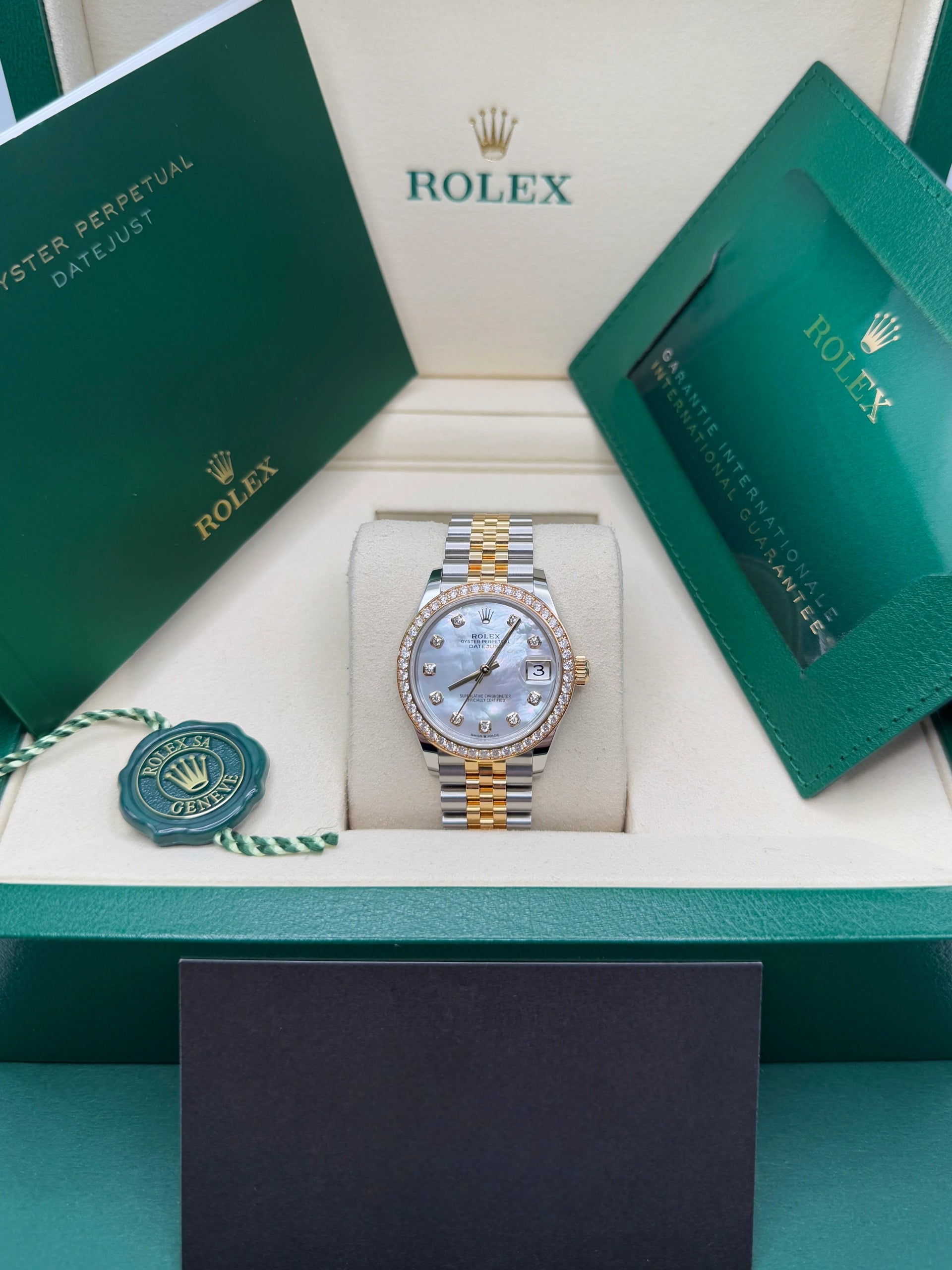Rolex Datejust m278383-0027/0028 31mm Mother of Pearl Dial Oyster Bracelet - Image 10