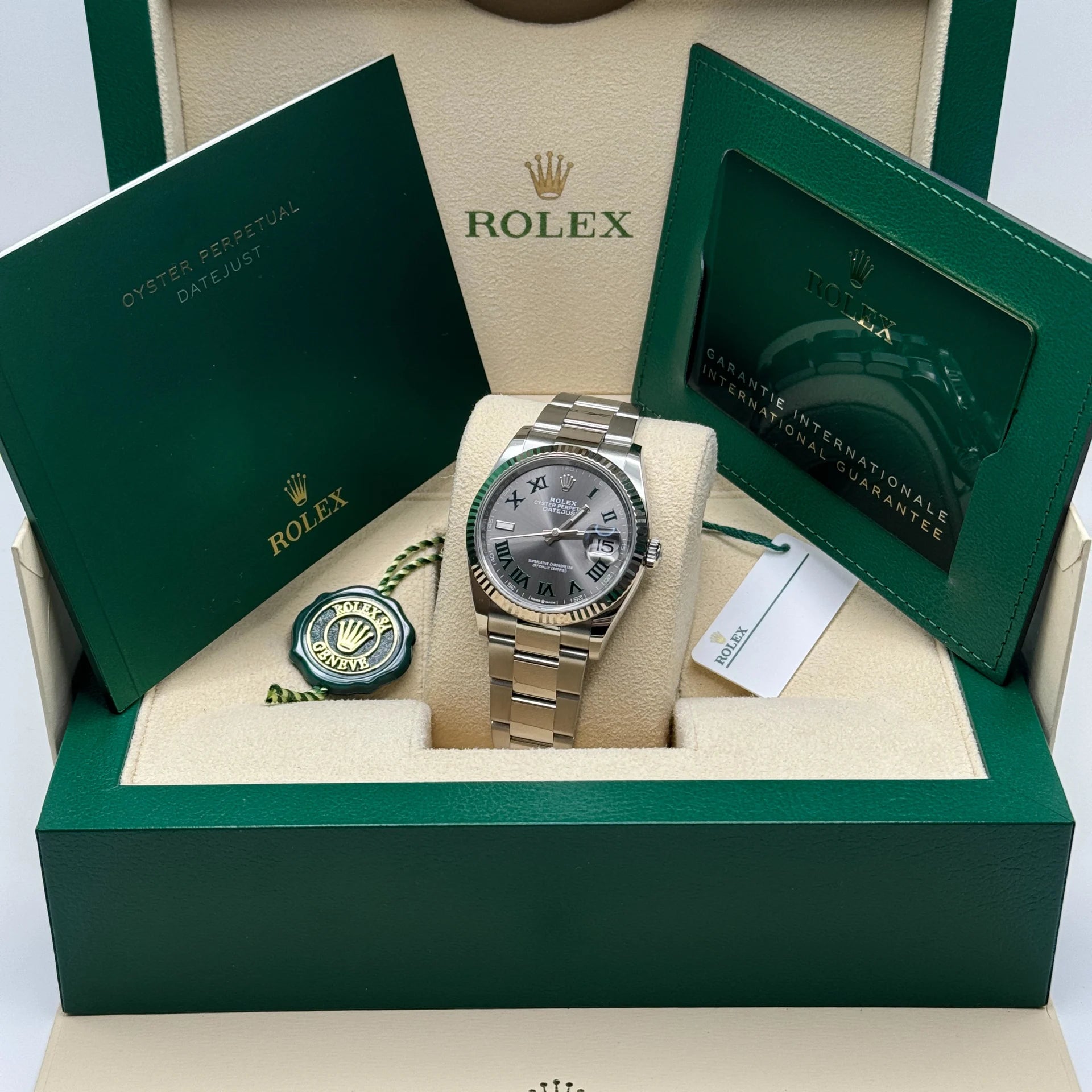 Rolex Datejust 36mm 126234 Datejust Slate Roman Dial Jubilee Watch - Image 7