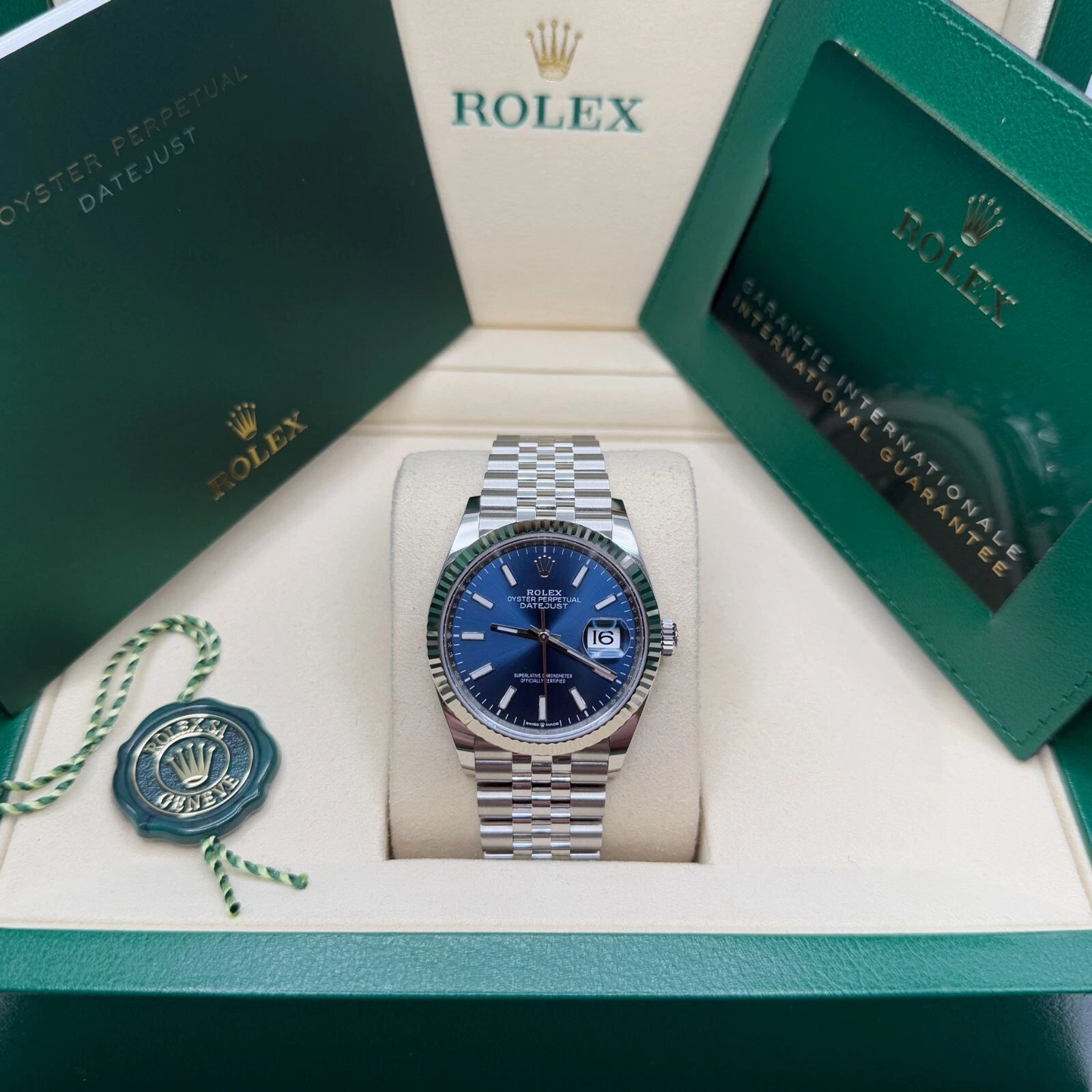 Rolex Datejust 36mm 126234 Blue Index Dial 36mm Oyster Stainless Steel - Image 14