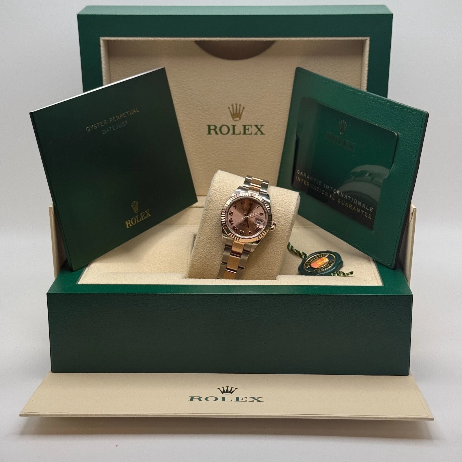 Rolex Lady-Datejust 28mm 279171 Pink Roman Oyster Stainless Steel and Rose Gold - Image 6
