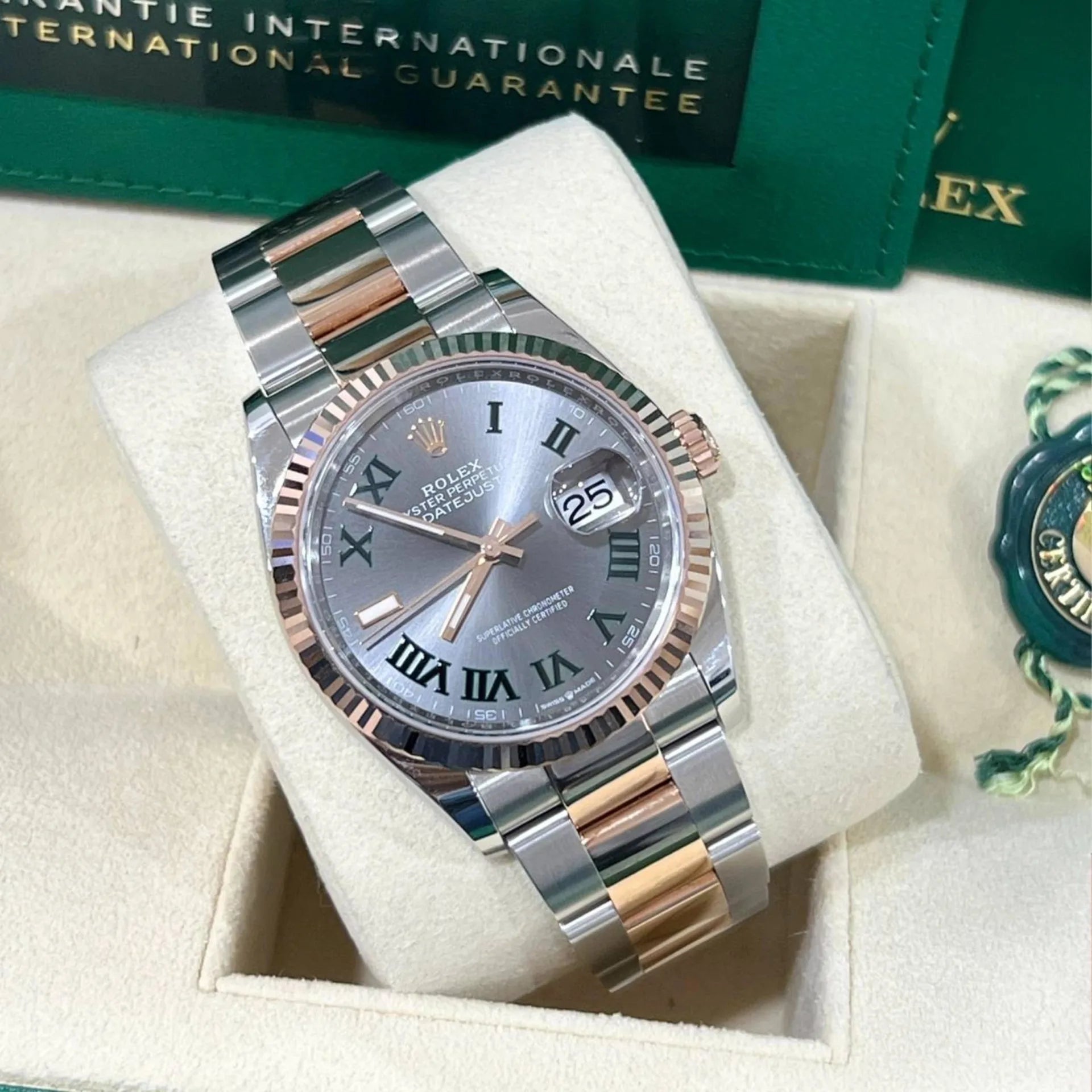 Rolex Datejust 36mm 126231 Slate Dial Oyster Bracelet Watch - Image 10