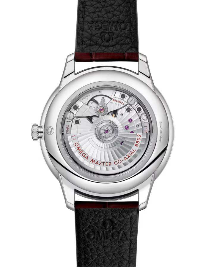 Omega De Ville Prestige 41 mm Red Dial Stainless Steel Strap 434.13.41.20.11.001 - Image 2