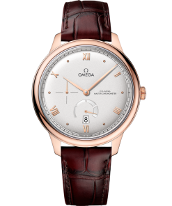 Omega De Ville Prestige 41 mm Silver Dial Sedna�?18k Rose Gold Strap 434.53.41.21.02.001
