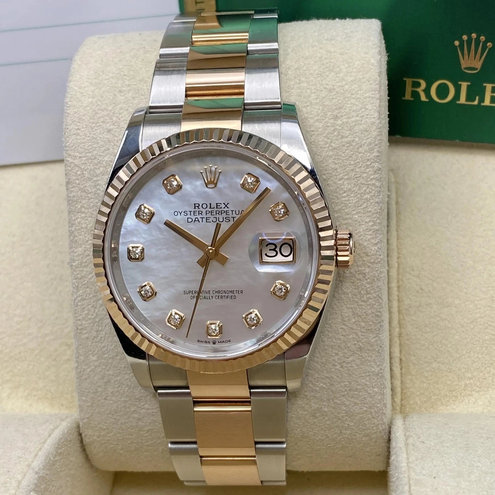 Rolex Datejust 36mm 126231 Mother-of-Pearl Dial Jubilee Bracelet - Image 14