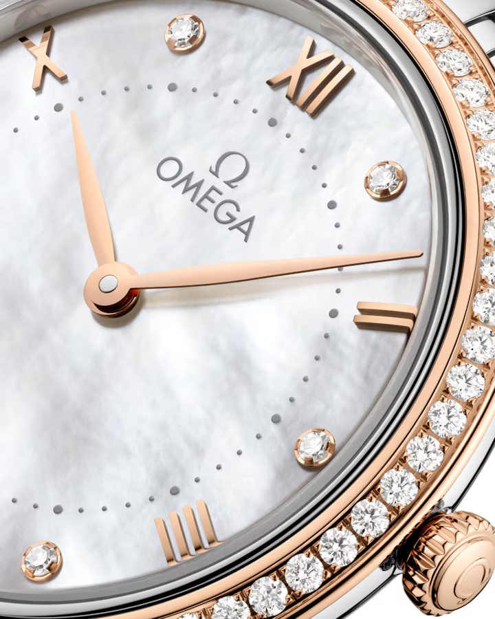 Omega De Ville Prestige, Stainless Steel, 18k Sedna�?Gold and Diamond-set, 30mm Quartz 434.25.30.60.55.001 - Image 3