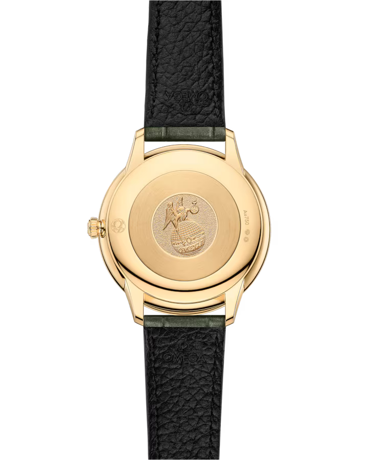 Omega De Ville Prestige 30mm White Dial with Diamonds 18k Yellow Gold Strap 434.58.30.60.55.002 - Image 2
