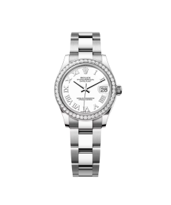 Rolex Datejust m278384RBR-0013/0014 White 31mm Dial Oyster Watch