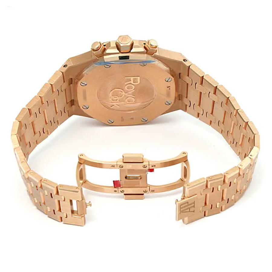 Audemars Piguet Royal Oak Chronograph 41MM Rose Gold Bracelet �?Black Dial - Image 3