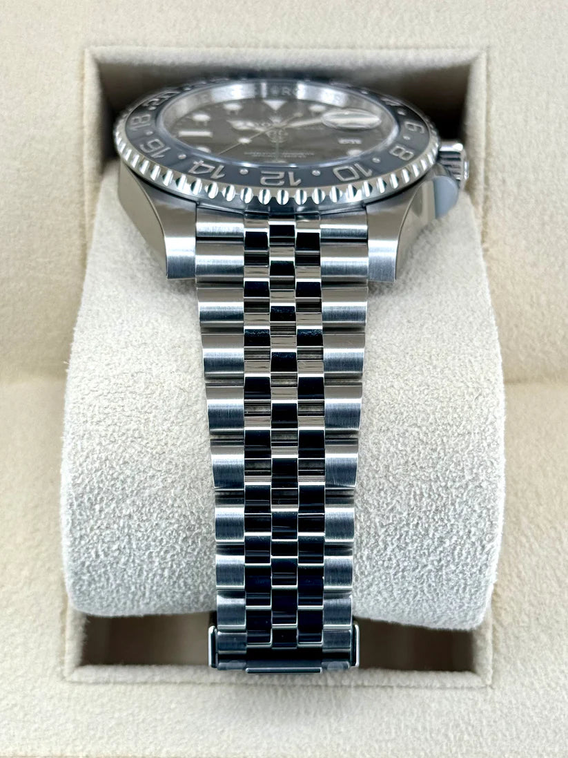 Rolex GMT-Master II 40mm 126710GRNR-0003 Black Dial Jubilee Watch - Image 8