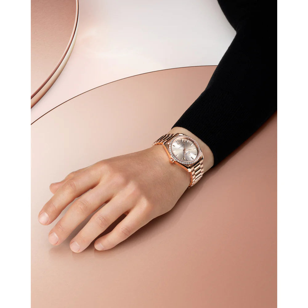 Omega Seamaster Aqua Terra Shades 38 mm Sandstone Dial Stainless Steel and Sedna�?18k Rose Gold Bracelet 220.55.38.20.09.001 - Image 4