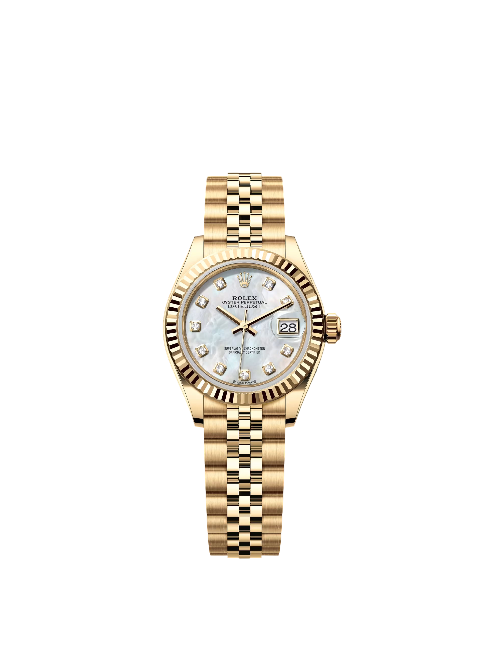 Rolex Lady-Datejust 28mm 279178 Mother-of-Pearl Diamonds Dial - Image 4
