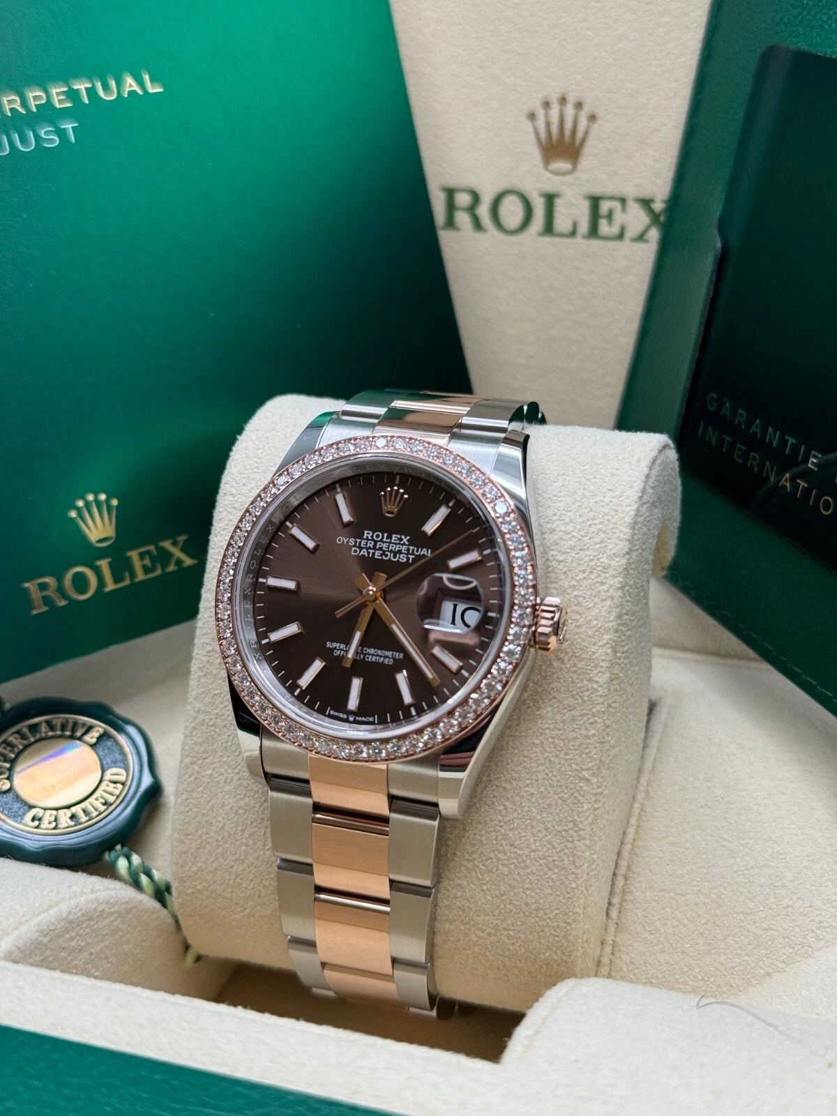 Rolex Datejust 36mm 126281 Chocolate Dial Oyster Bracelet - Image 5