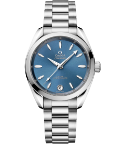Omega Seamaster Aqua Terra SHADES 34 mm Sea blue Dial Stainless Steel Bracelet 220.10.34.20.03.002
